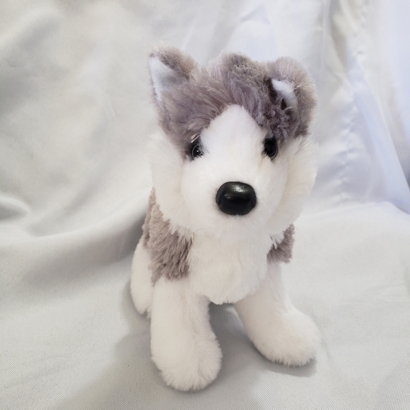 🌞SOLD🌞 Douglas Cuddle Toy Husky Puppy Dog Plush 8-Inch Stuffed Animal Toy 2016 - Picture 1 of 9